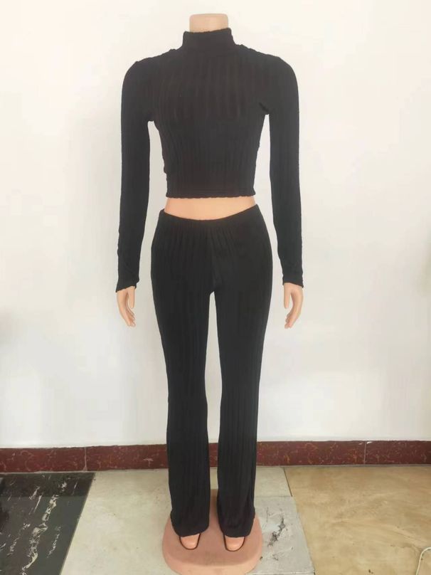 K Women's Casual Wear Long Sleeve Long Pants Sweatshirt Loose Two-piece Set. No Necklace Or Other Accessories_ecoleips.com