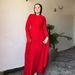 Muslim Dress Women Elegant Double-Layer Muslim Dress With Waist Cinching – Modest & Stylish Dubai-Inspired Abaya_ecoleips.com