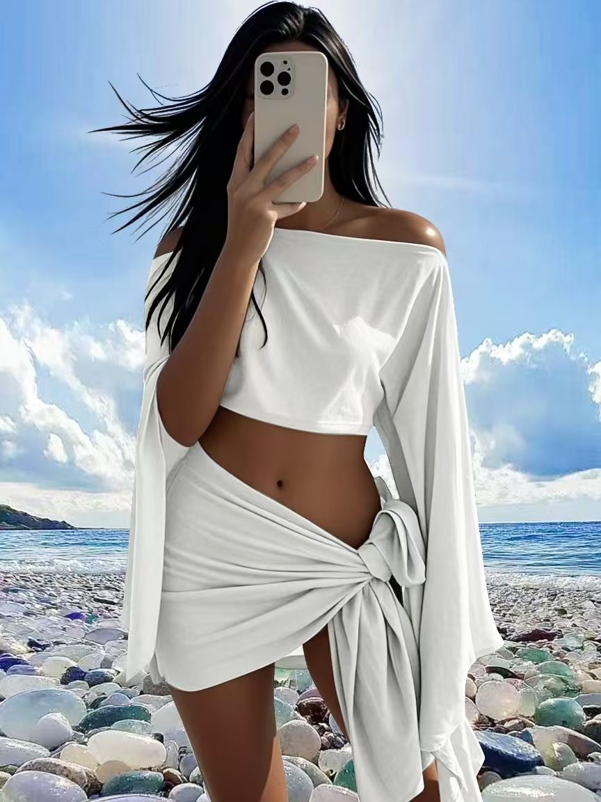Women's Summer Breathable Pant Set Beach Vacation Sun Protection Regular Fit Spring/Autumn_ecoleips.com