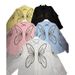 French Style Women's Heavy Duty Shirt Unique Design Butterfly Pattern Elegant Commuter Top For Spring And Autumn_ecoleips.com