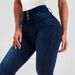 High Waisted Stretchy Denim Skinny Jeans Multi Pleat Hip Lifting Casual Fashion Cotton Blend Spring/Autumn Collection_ecoleips.com