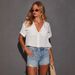 Women's Clothing Ripped Straight Pants Women's Denim Shorts_ecoleips.com