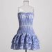 Women’s Clothing Holiday Style Ruffled Tube Top Embroidered Mini Skirt Female Waist Cake Skirt_ecoleips.com