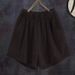 Suitable For All Seasons Cotton Linen Thin Women's Shorts Summer, Loose Fit, High Waist, Slimming, Versatile, Five-Point Length, Suitable For_ecoleips.com