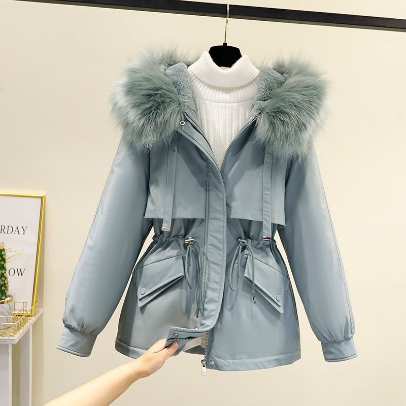 Women's Clothing new winter style parkas, versatile cotton coats for women, Korean style short cotton coats, loose coats and cotton padded jackets_ecoleips.com