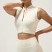 Women's Clothing Yoga Clothes Beautiful Back Bra Zipper High Collar Vest Long Sleeve Short Sleeve Fitness Sports Pants Six Piece Suit For Women_ecoleips.com