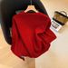 Button Sweater Cardigan Women's Autumn And Winter New Lazy Wind Loose Soft Waxy Versatile Coat_ecoleips.com