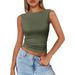 European And American 2025 Spring And Summer New Sleeveless Vest Hot Girl Slim Fit Y2K Fashion Sexy Tops For Women_ecoleips.com