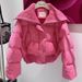 Winter Short Puffer Jacket For Women - High Waist Oversized Lapel Coat With White Duck Down, Stylish & Warm Cropped Outerwear_ecoleips.com