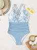 VigoJany 2026 Plus Size Print Swimwear Women Large One Piece Strapped Swimsuit Lady Chubby Big Backless Bathing Suit Beachwear_ecoleips.com