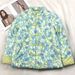 New Chinese Style Sleeveless Cotton Vest – A-Line Cropped Jacket With Floral Print (M-XXL, 100% Cotton, Polo Collar)_ecoleips.com