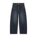 Women's Classic High Waist Relaxed Straight Jeans - Vintage Denim Pants With Button Details, Comfortable & Stylish (Blue, Light Blue, Dark Blue)_ecoleips.com