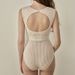 Sexy Bal Color Blo Piece Swimsuit Women's Fitn Swimmingwear Conservative Design Enhanced Slimming Trendy 2024_ecoleips.com