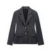 TAOP&ZA European American 2025 Summer New Women's Denim Skirt-style Blazer And Tube Top Jeans Set_ecoleips.com