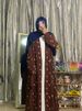 New Muslim Dresses Islamic Clothing Moon Embroidery Robe And Chiffon Scarf Ramadan Dubai Luxury Abaya Moroccan Kaftans For Women_ecoleips.com