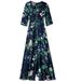 Bohemian Maxi Dress – Flowy V-Neck Printed Long Dress (S-5xl, Cotton Blend, Summer Vacation Essential)_ecoleips.com
