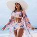 Women’s Clothing new fashion high end sexy multi color printed three piece bikini BIKINI women's swimsuit_ecoleips.com