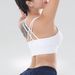 Women's Clothing Medium High Strength Sports Bra Yoga Vest Fitness Underwear Running Shockproof Cross Beauty Back Without Buckle_ecoleips.com