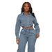 Women's Fashion 2026 New Long-sleeved Trousers Denim Women's Two-piece Set_ecoleips.com