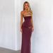 Summer Fashionable Elegant Sequined Strapless Dress American Style Ruched Bodycon Sexy Women's Clothing_ecoleips.com
