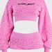 Pink Leopard Print Hoodie American Style Trendy Sexy Retro Cropped Sweatshirt for Women_ecoleips.com