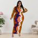 Women's Clothing Women's Plus Size Open Chest Collared Dress Style Autumn Clothing Long Sleeve For Formal & Casual For Women_ecoleips.com