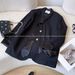 Women's Elegant Black Suit Jacket High End Unique Patchwork Blazer New Spring 2026 Design Outerwear_ecoleips.com