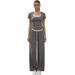 Women's Stylish Casual Two Piece Suit Slimming Faux Two Piece Set Top And Wide Leg Pants Summer New Style Sporty_ecoleips.com