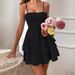 European And American Style Backless Bow Detail Short Suspender Dress for Women Sexy Spring/Summer Fashion Wholesale_ecoleips.com