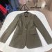 Women's Clothing Elegant Blazer Slim Fit Professional & Casual Jacket With Belt, Stretch Polyester Blend, Versatile Office To Weekend Wear_ecoleips.com
