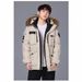 Trendy Oversized Hooded Winter Parka With Faux Fur Trim – Windproof Puffer Coat For Extreme Cold, 600 Fill Power Duck Down, Unisex Streetwear Jacket_ecoleips.com
