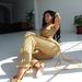 Women's Sequined Vest Set European American Style Retro Hollow Knit Halter Neck Crop Top High Waisted Straight Leg Pants_ecoleips.com