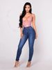 K Ladies' Slimming Elastic Jeans Pencil Pants_ecoleips.com