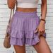 Women's Clothing Fashion Wide Leg Shorts Drape Versatile Casual Skirt Pants_ecoleips.com