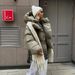 girl Girl 2025 Winter Women's Padded Jacket Trendy Street Style Short Hooded Cotton Coat_ecoleips.com