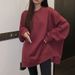 Women's Pullover Sweatshirt, New Autumn Korean Style, High-end, Loose, Versatile, Chic Top, Trendy KFZQ8285_ecoleips.com