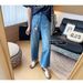 Wang Xiaojing Yihan Fashionable Draped Tencel Ripped Jeans Women, Thin Cropped Pants, Summer Style For Petite Women_ecoleips.com