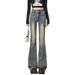 Retro High-waisted Micro-flared Jeans For Women, 2026 Summer Thin New Slim-fit Petite Popular Bootcut Pants_ecoleips.com