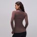 Lycra Autumn And Winter Sports For Women, Elastic Zipper Running Fitness Long Sleeve Yoga Top Jacket_ecoleips.com