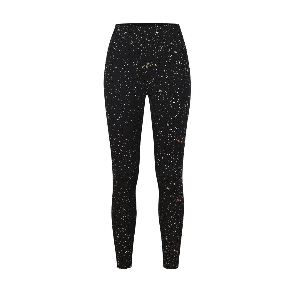 Women's Clothing High-Waisted Starry Sky Feel Yoga Pants Hip Lifting Training Fitness Long Elastic Sports Cropped Pants For Women_ecoleips.com
