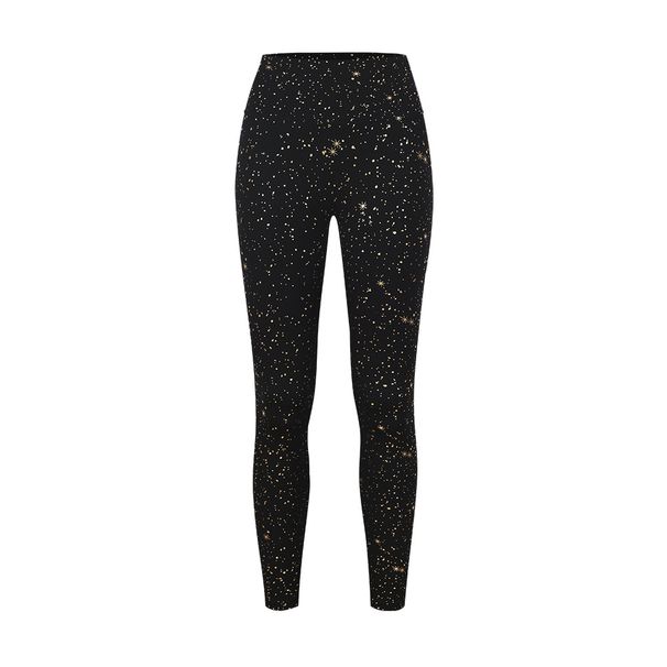Women's Clothing High-Waisted Starry Sky Feel Yoga Pants Hip Lifting Training Fitness Long Elastic Sports Cropped Pants For Women_ecoleips.com
