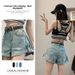 High Waisted Pear Shaped Figure Denim Shorts for Women plus Size Loose A-Line Wide Leg Pants Chubby Summer Thighs_ecoleips.com