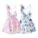 European And American Cross-border 2025 Summer New Women's Dress With Beautiful Back Straps, High-end Floral Design,_ecoleips.com
