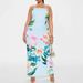 AD455 European And American Cross-border Summer New Fashion Sexy Strapless Waist-cinching Printed Slit Bodycon Long_ecoleips.com