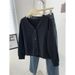 American-style Real-shot Single-breasted Cardigan Sweatshirt For Women, Spring Autumn Thin Loose-fitting Design With_ecoleips.com