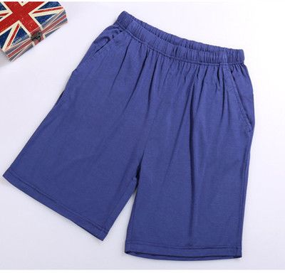 Wholesale Modal Thin Summer Shorts Loose Large Casual Home Sleepwear Elastic Waist Solid Sleep Bottoms WOMEN Knee Length Pants_ecoleips.com