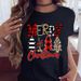 Cross-border Wholesale Merry Christmas Tree Santa Claus Simple And Stylish Plus-size Trendy Women's T-shirt_ecoleips.com