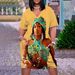Girls Summer Dress Women's Fashion Short Sleeve Evening Party Dress Sexy Brand African Women Dress Boho Beach Dress Elegant_ecoleips.com