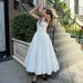 Women's Sexy Deep V Halter Backless Solid Color Ruched Resort Maxi Dress – Party Gown_ecoleips.com
