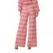 2025 Early Autumn Women's Flared Pants Red Lace Set HY126_ecoleips.com
